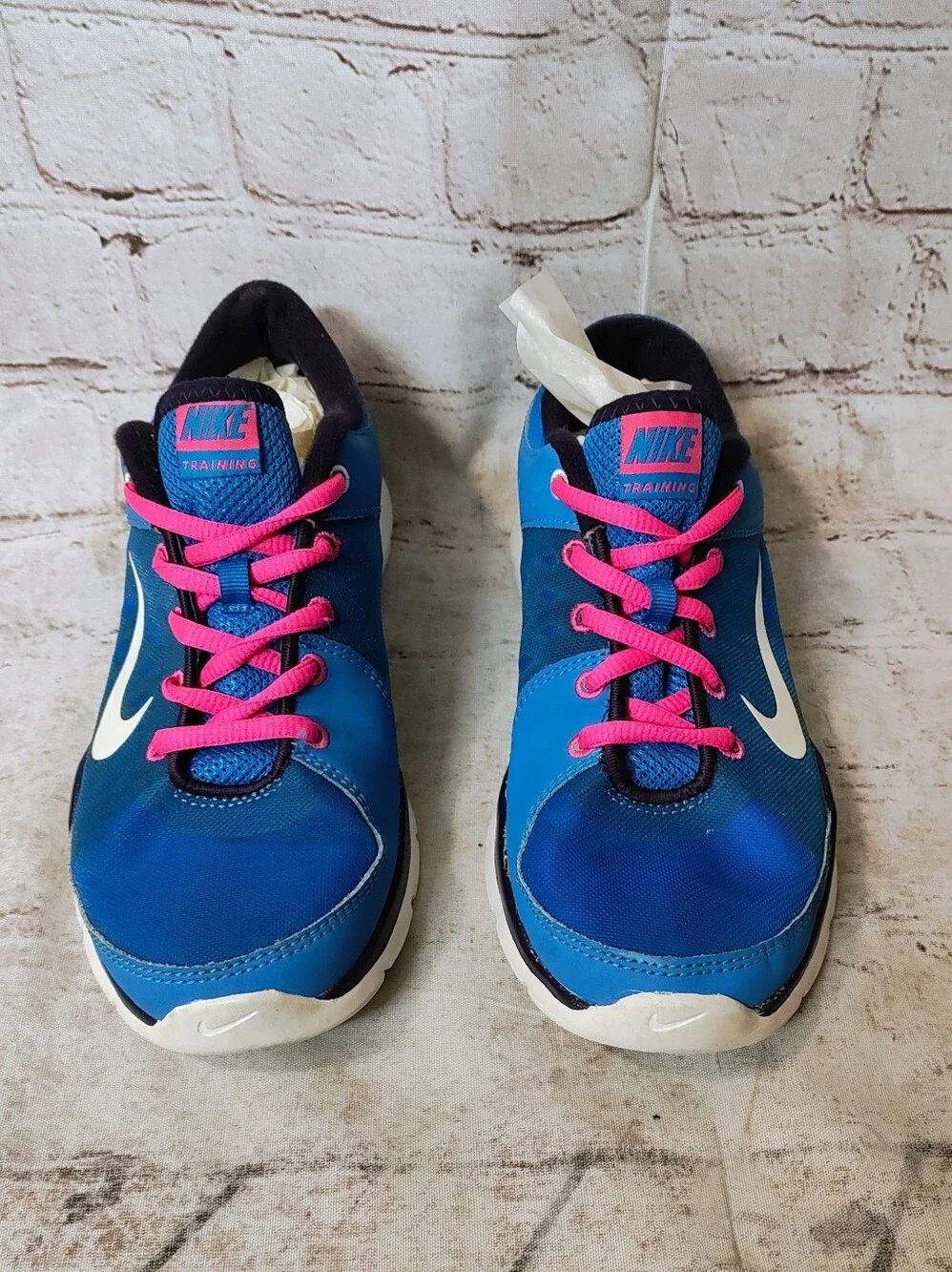 Nike Retro Women's Vintage Training Sneakers Blue Pink Sz 7